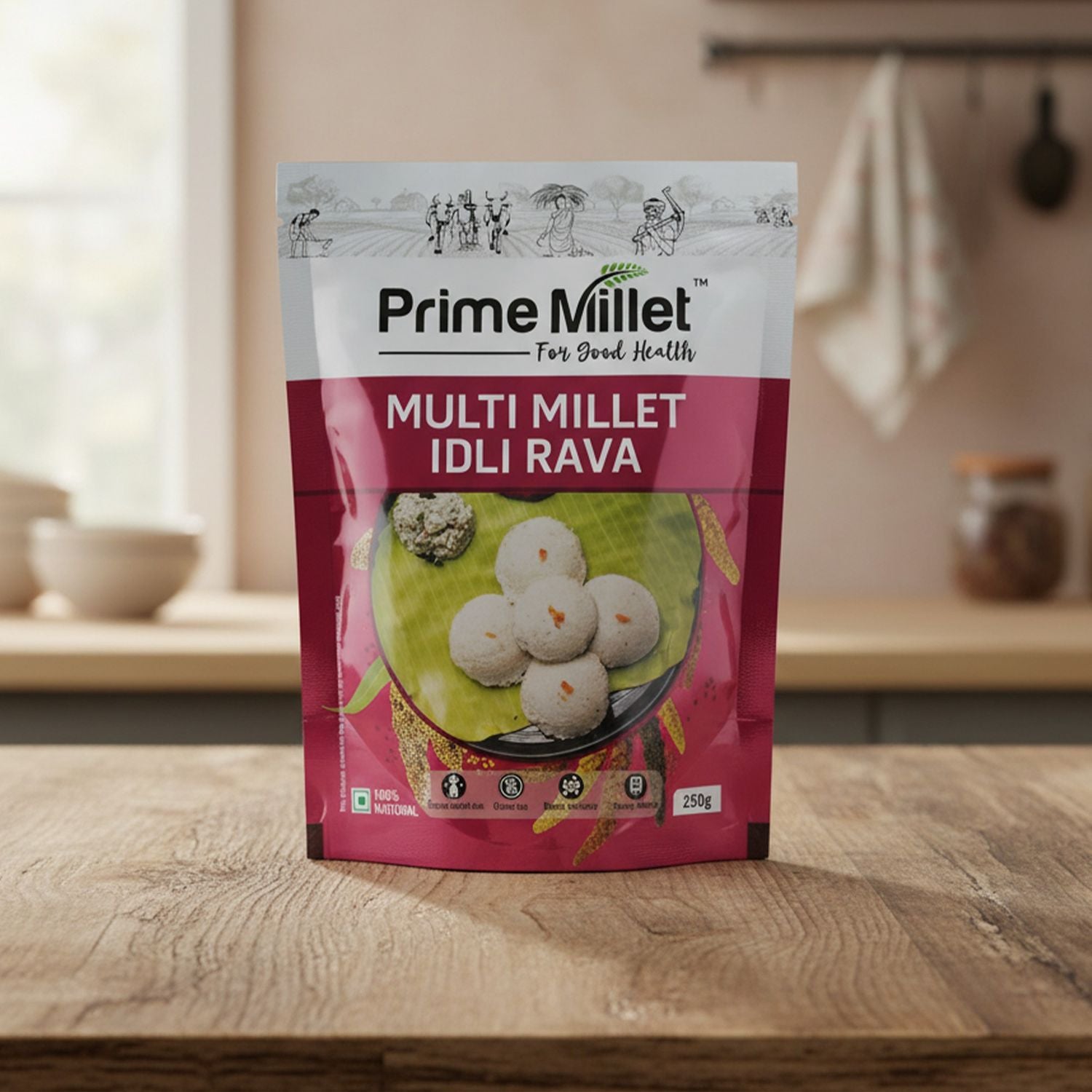 Multi Millet Idly Rava (250g) | Buy Multi Millet Idly Rava Online ...