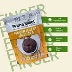Millets Ragi Combo | Organic Finger Millet Grain & Idly Rava (2 x 750g)