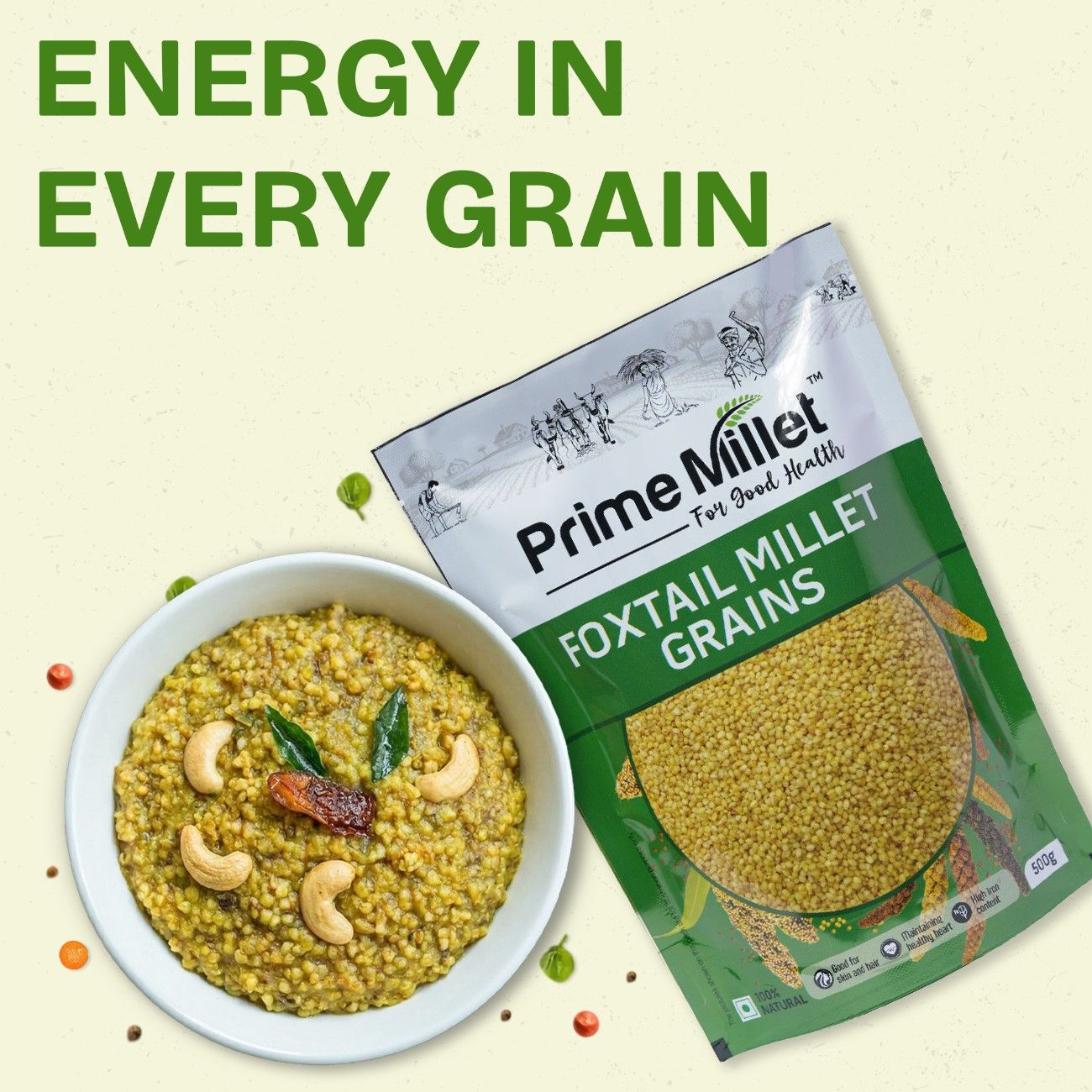 Foxtail Millet Grains (500g)