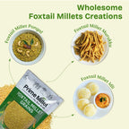 Multi Millet Flour | Whole Foxtail Millet Grain Combo (2 x 750g)