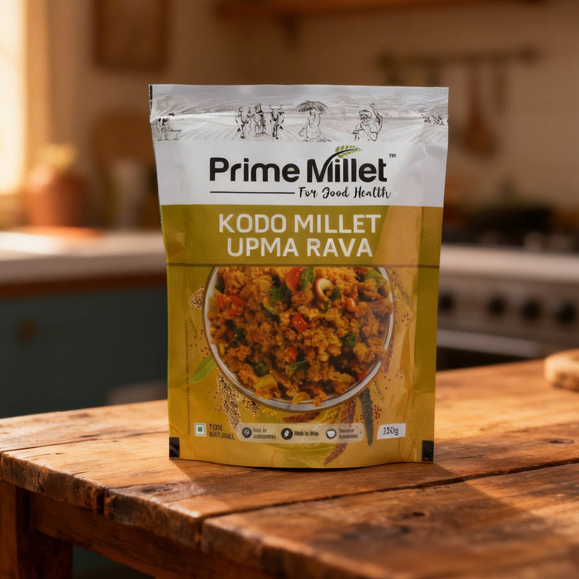 Kodo Millet Upma Rava (250g) | Buy Kodo Millet Upda Rava – Pradhana ...