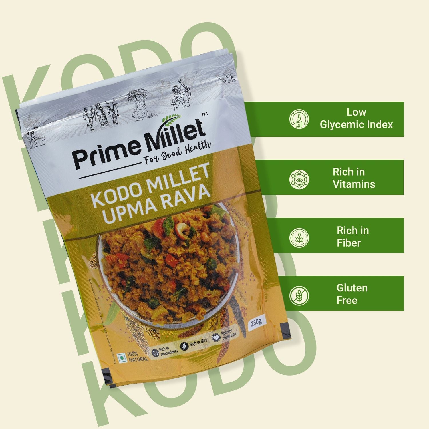 Kodo Millet Upma Rava (250g) Secondary image