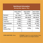 Multi Millet Combo | Multi Flour | Idly & Upma Rava (Pack of 3 x 750g)