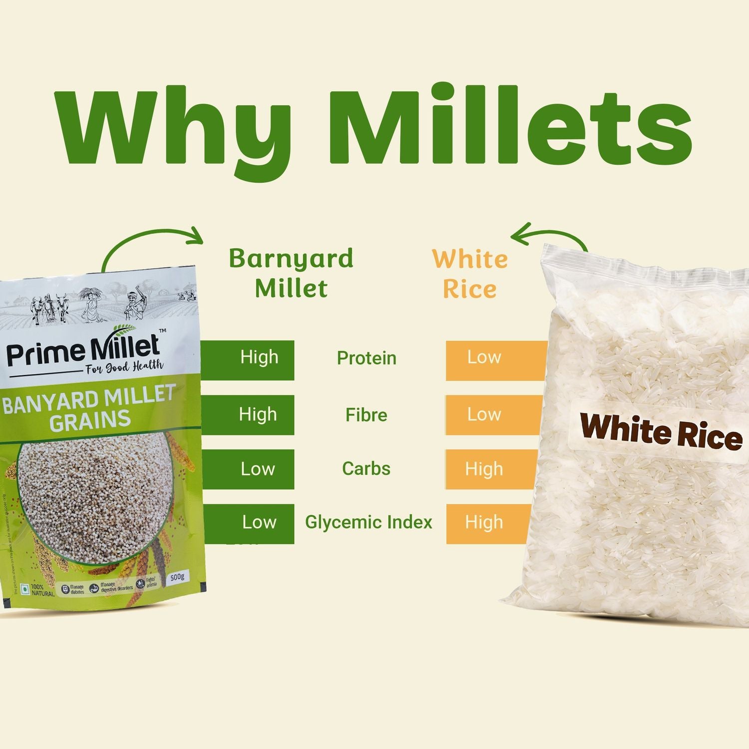 Barnyard Millet Grains (500g)
