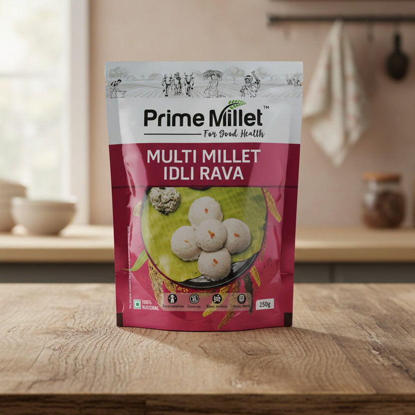 Multi Millet Idly Rava (250g) | Buy Multi Millet Idly Rava Online ...
