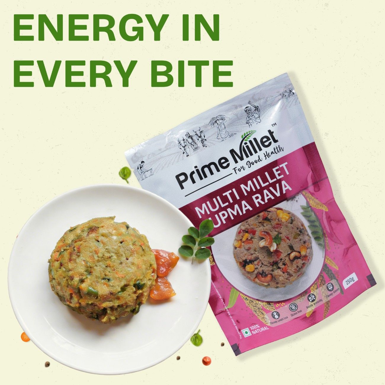 Multi Millet Upma Rava (250g)
