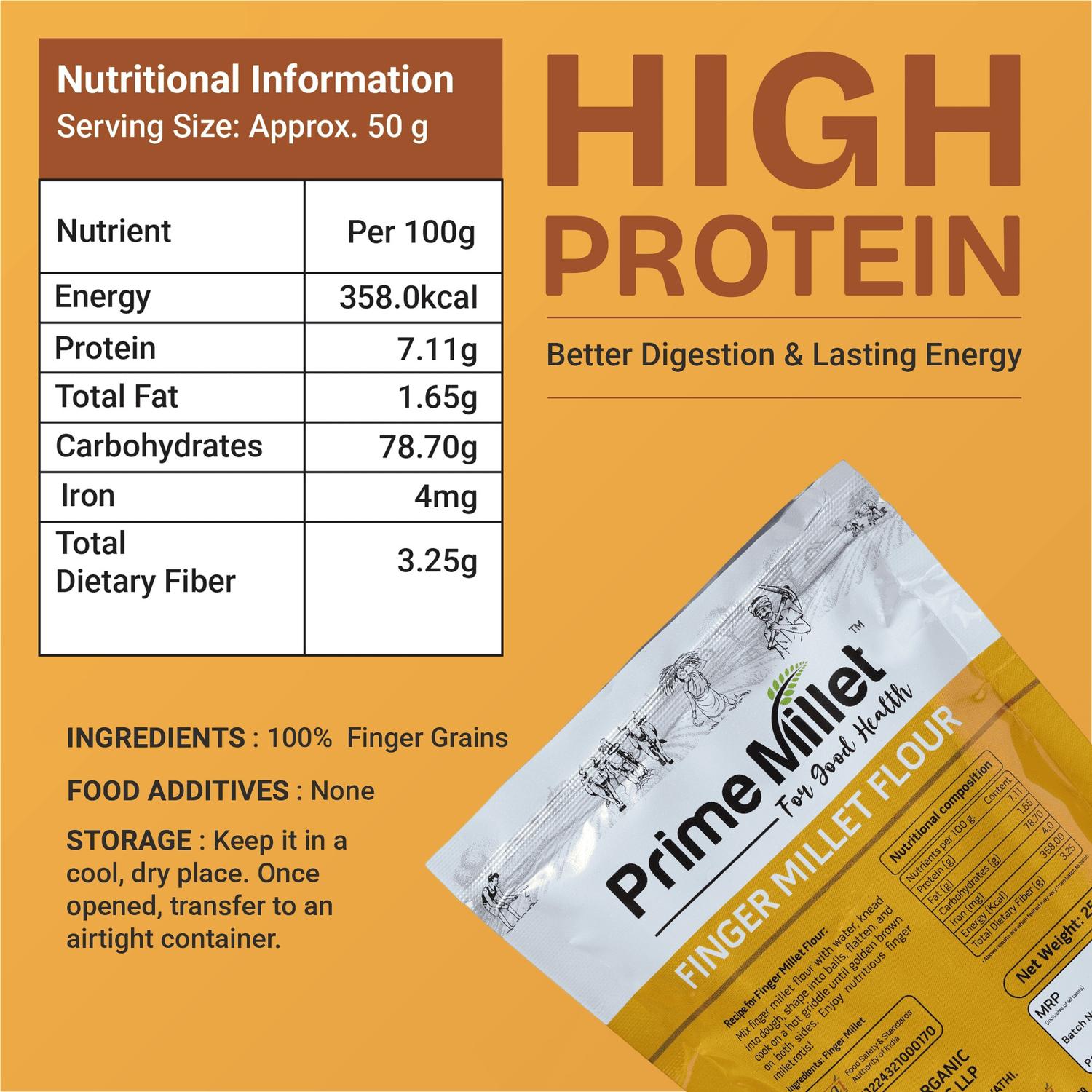 Finger Millet Flour (250g)