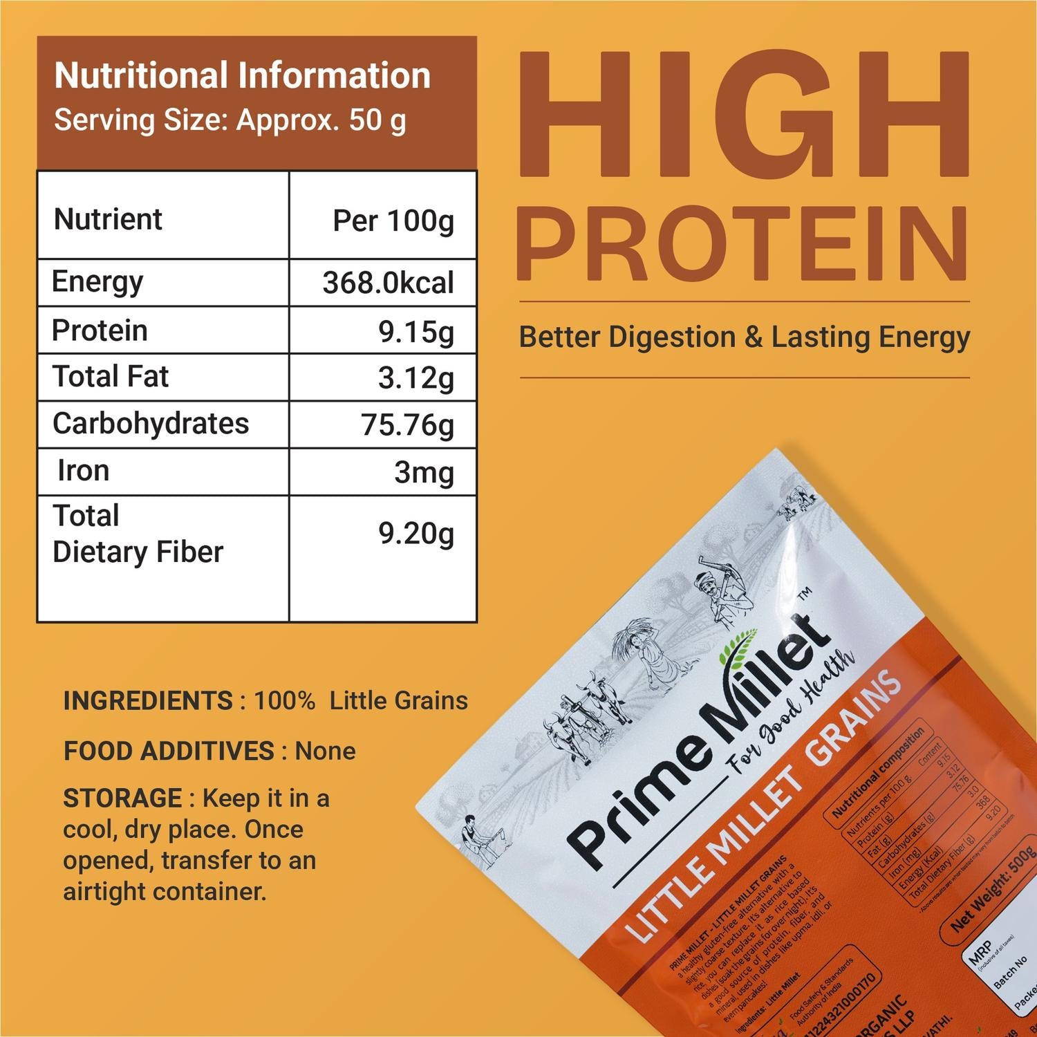 Little Millet Grains(500g)