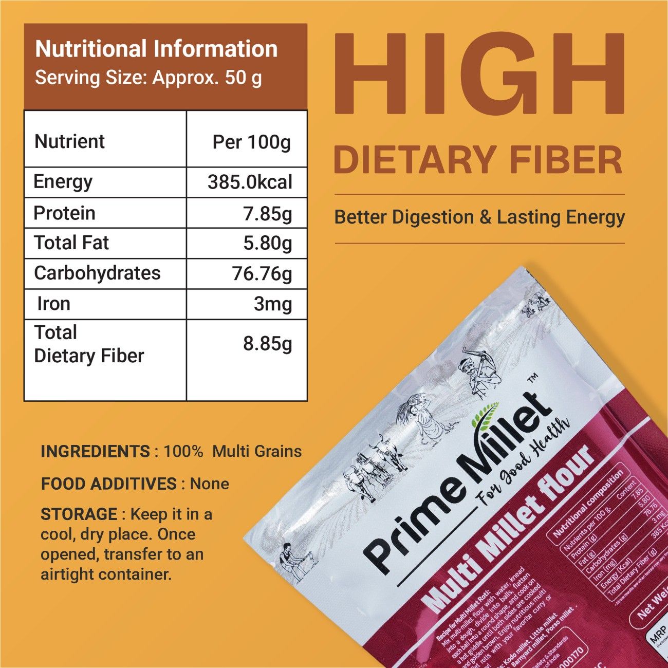 Multi Millet Flour (250g)