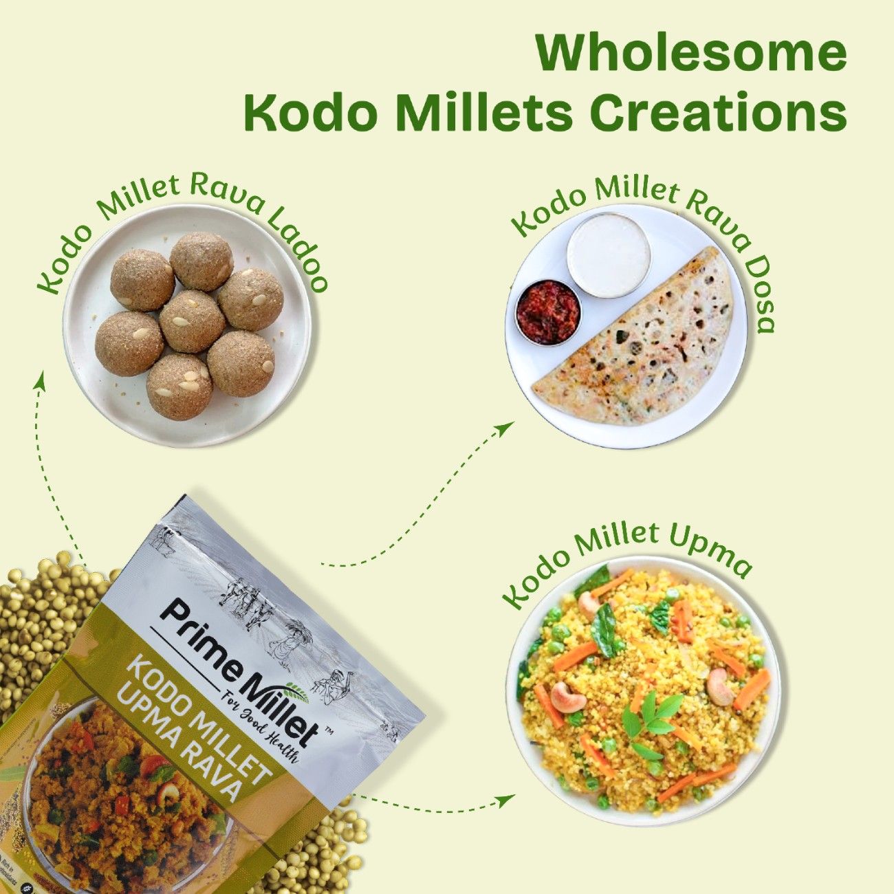 Kodo Millet Upma Rava (250g)