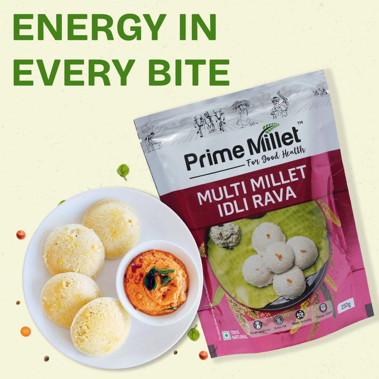 Multi Millet Idli Rava (250g)